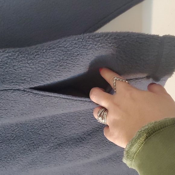 L.L Bean Katahdin Fleece Pullover 1/4 Zip Jacket Size Med Tall Gunmetal Grey Men - Picture 2 of 13